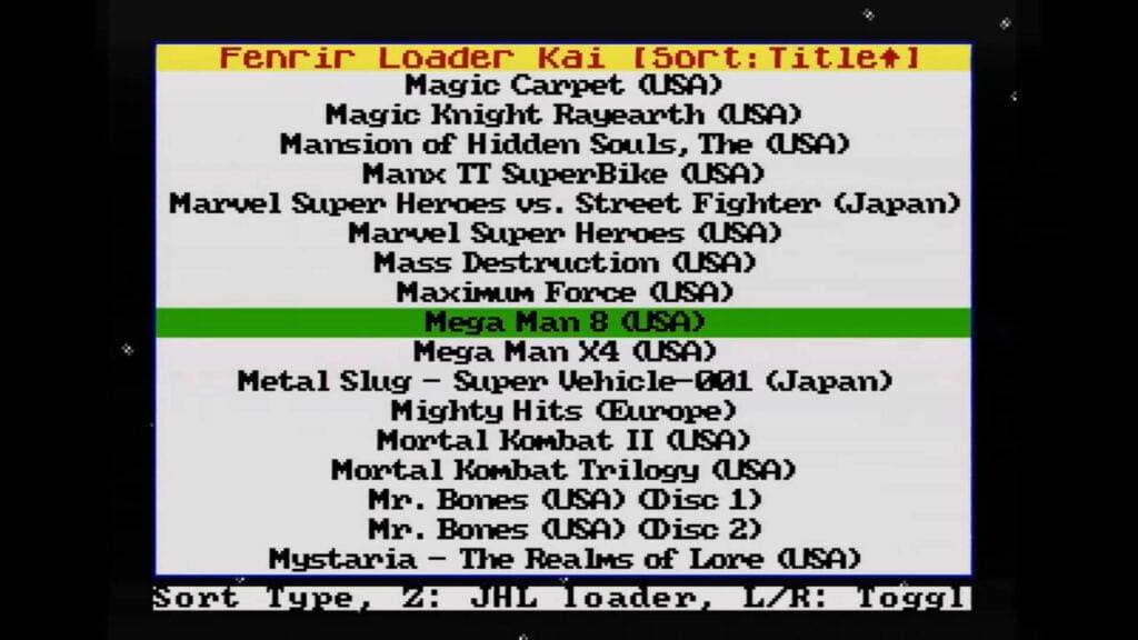 Pseudo Saturn Kai game loader