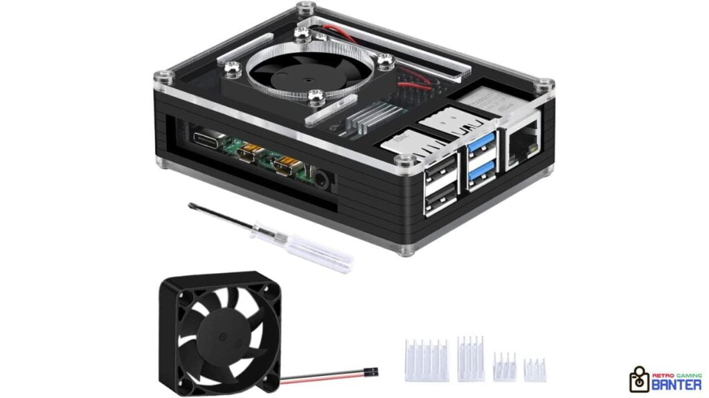 GeekPi case for Raspberry Pi 4 here.