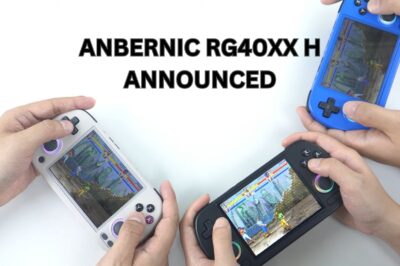 Anbernic RG40XX H officially announced