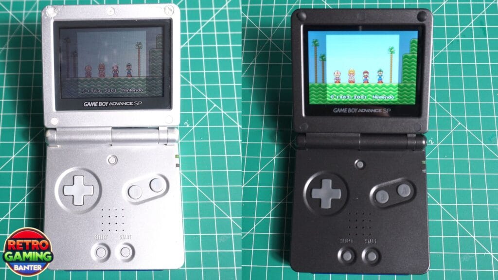 Before and after comparison