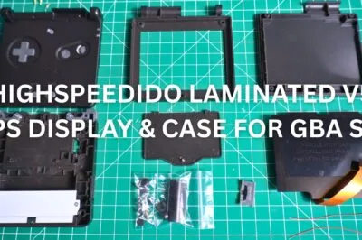 HIGHSPEEDIDO Laminated V5 IPS & Case replacement for GBA SP Review