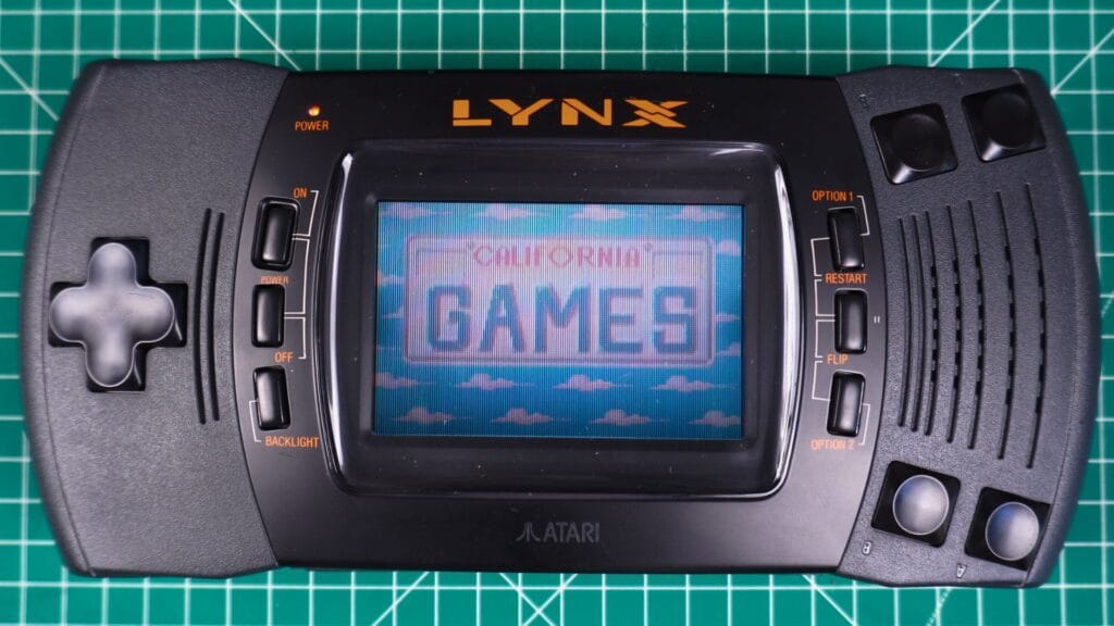 Atari Lynx II with original display