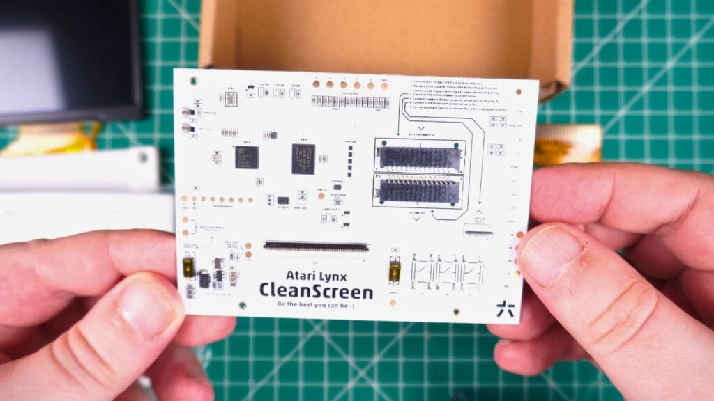 Retrosix Atari Lynx II CleanScreen Board